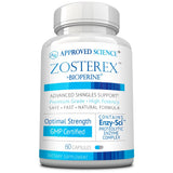 Approved Science Zosterex frasco frontal mostrando el envase y beneficios claros