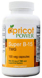 Apricot Power frente del envase mostrando 100 cápsulas vegetales y beneficios claros