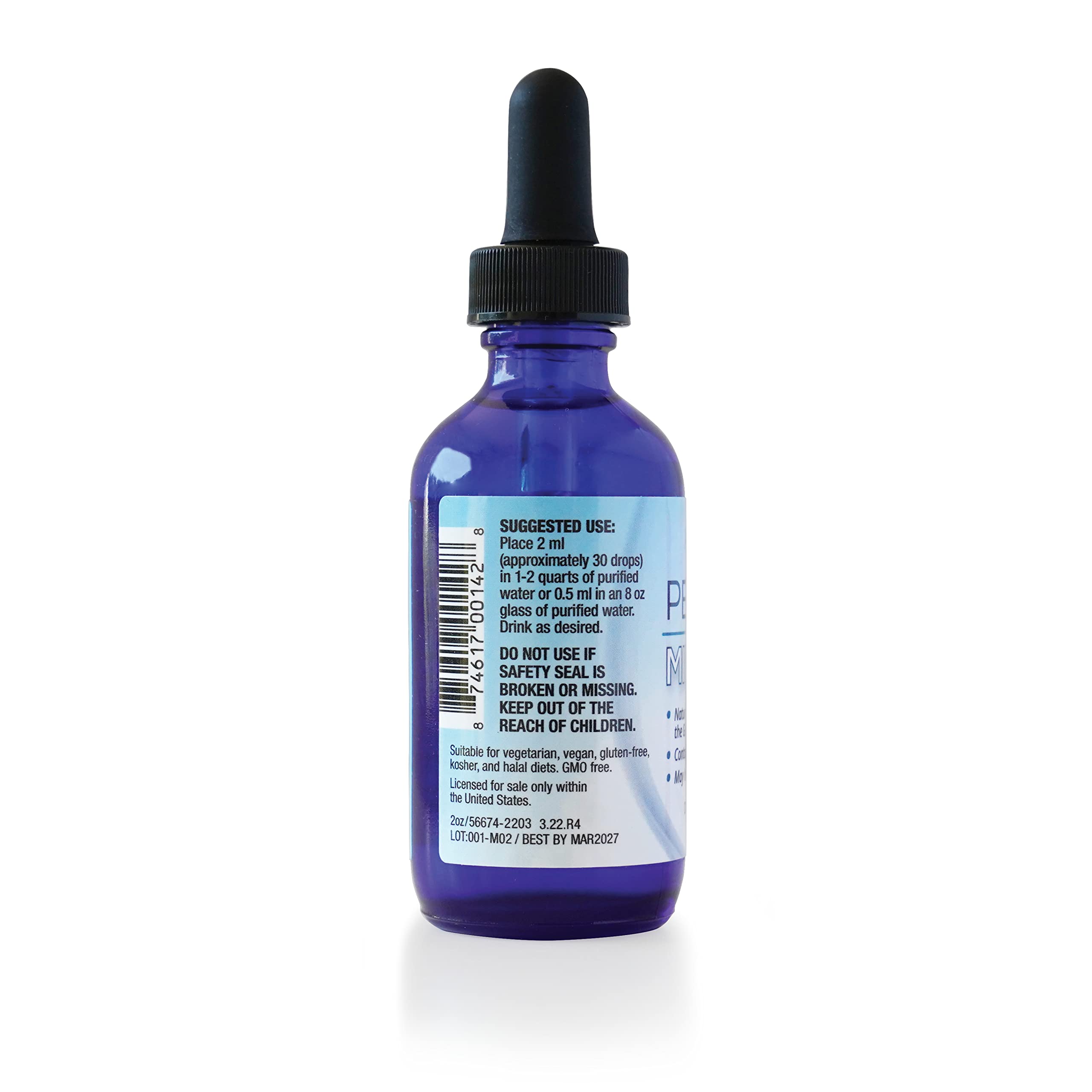 AQUA TRU primer plano de gotas y textura mineral que destaca la concentración y pureza