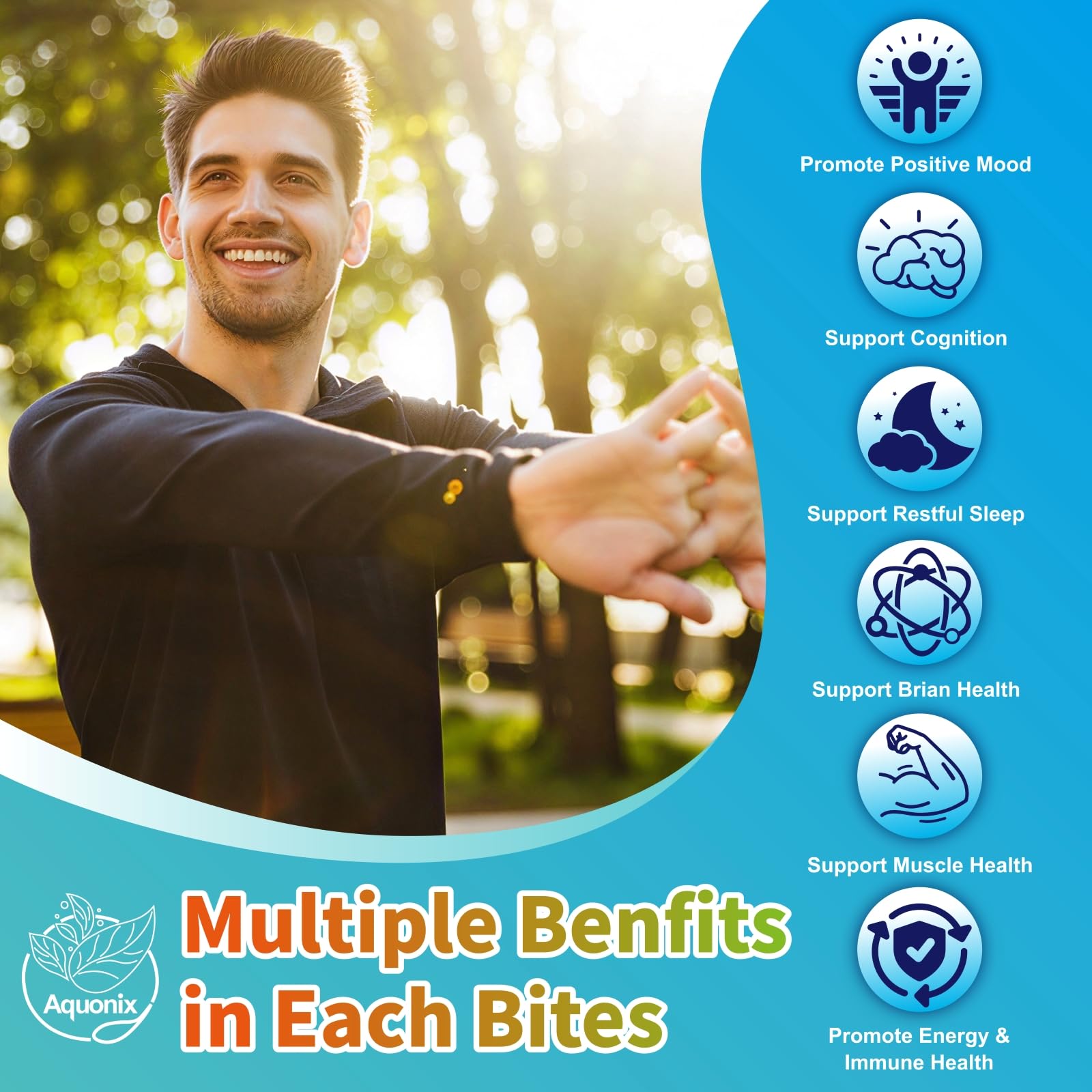 AQUONIX etiqueta nutricional destacando dosis y calidad comprobada