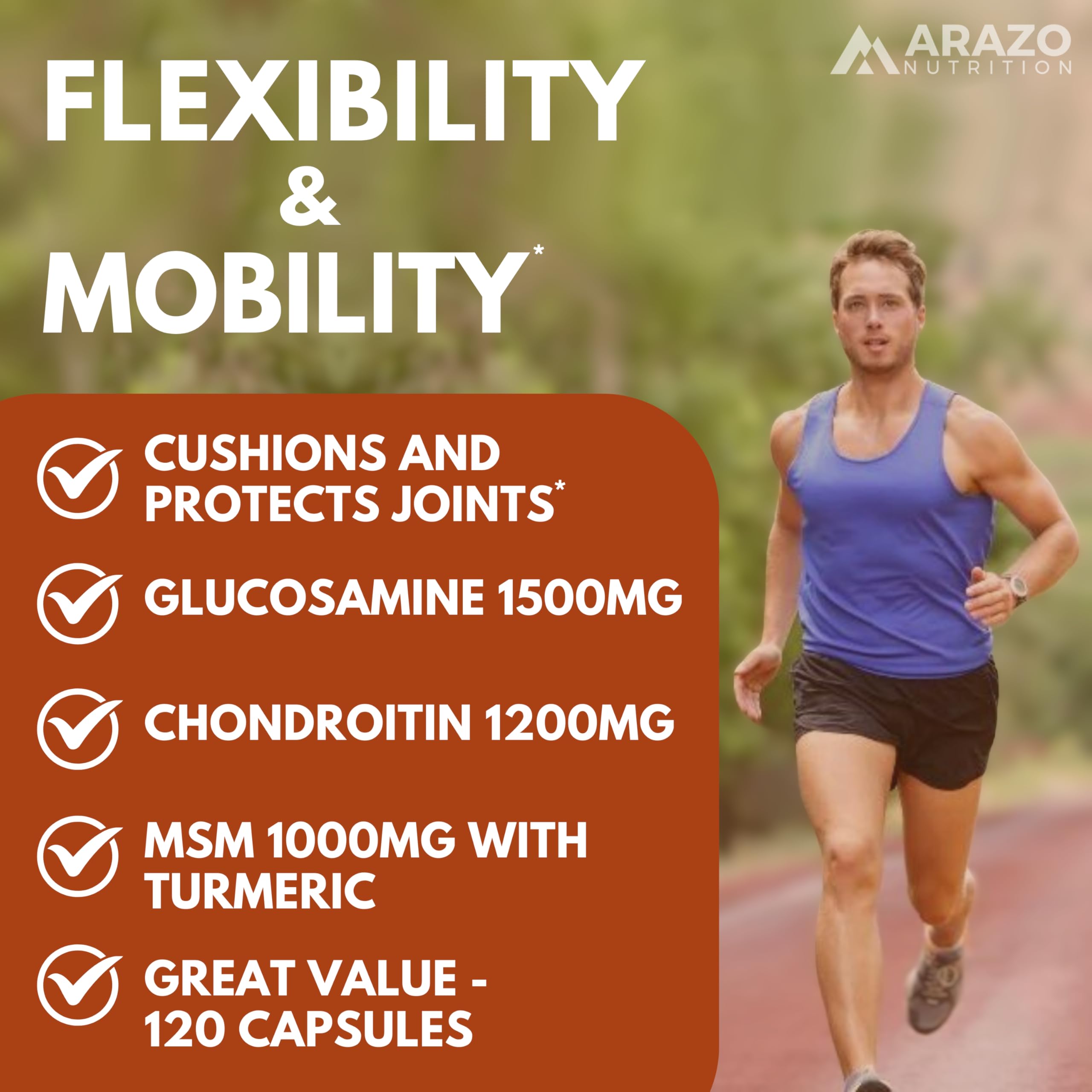 Arazo Nutrition extracto de boswellia ilustrando apoyo articular