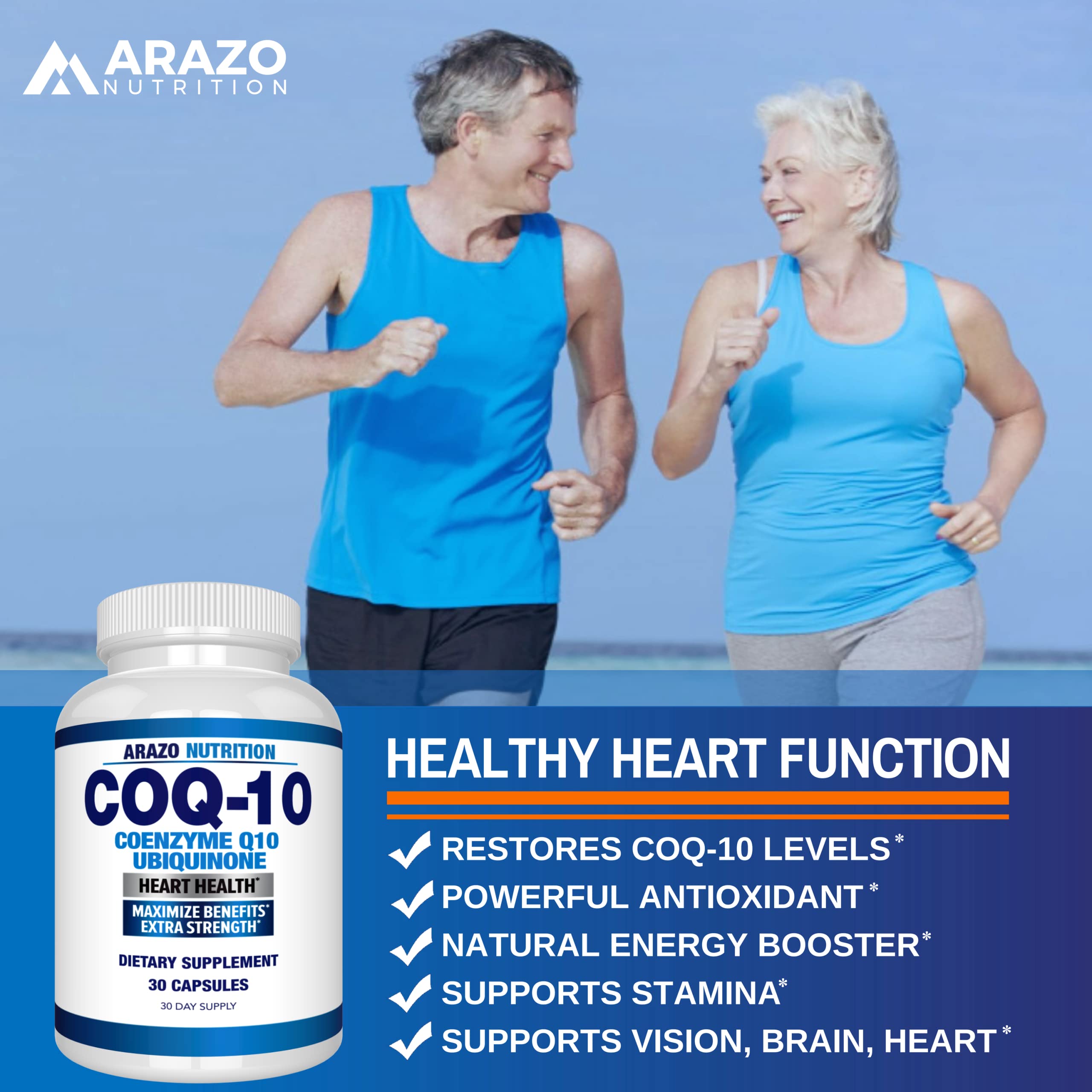 Arazo Nutrition persona tomando cápsula con agua para uso diario práctico