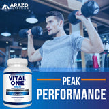 Arazo Nutrition etiqueta y sellos de certificación que brindan confianza