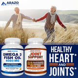 Arazo Nutrition gotas de aceite y pescados indicando origen salvaje y extracción