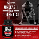 Arazo Nutrition cápsula en mano para comparar tamaño y facilitar dosificación