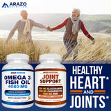 Arazo Nutrition cápsulas junto a desayuno saludable, uso diario conveniente