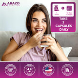 Arazo Nutrition cápsulas en uso cotidiano para integrar a rutina