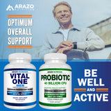 Arazo Nutrition hombre tomando suplemento durante entrenamiento para conveniencia