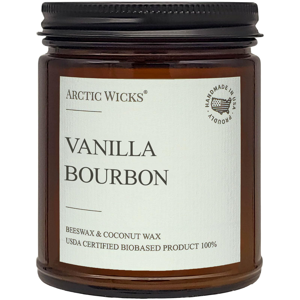 Arctic Wicks vista frontal del envase que muestra aroma y diseño elegante