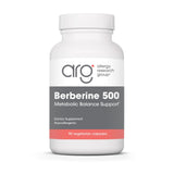 Allergy Research Group envase frontal de ARG Berberine 500 y beneficio de apoyo metabólico