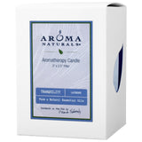 Aroma Naturals detalle de cera, textura artesanal que garantiza combustión uniforme