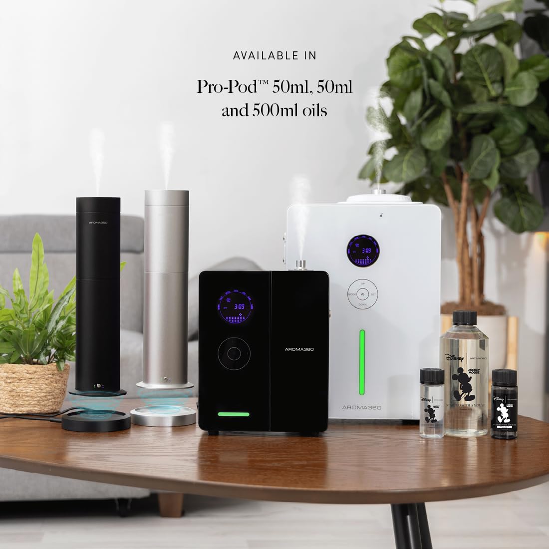 Aroma360 Pro-Pod en difusor usando Started With A Mouse para ambiente profesional