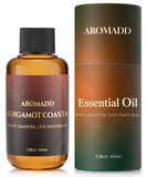 AROMADD botella frontal Bergamot Coastal mostrando diseño y volumen 100 mL