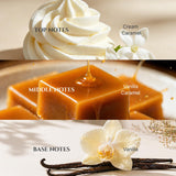 AROMADD detalle de la etiqueta destacando la fragancia vainilla crema