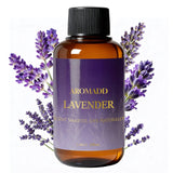Aromadd botella frontal 100 mL mostrando diseño y beneficio de recarga fácil
