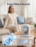 AROMADD U4 en una sala como difusor de sobremesa creando ambiente acogedor