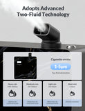 Aromadd app en móvil con monitor de nivel de aceite útil