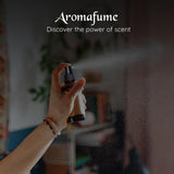 Aromafume dentro de mochila ilustrando su utilidad en viajes y escapadas