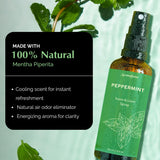 Aromafume bruma en detalle que ilustra textura ligera y absorción