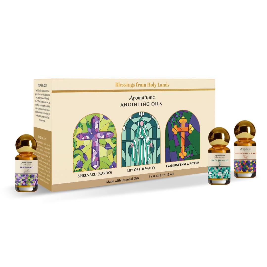 Aromafume frasco Incienso y Mirra vista frontal con embalaje elegante
