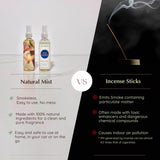 Aromafume Nag Champa uso en coche para mantener aire fresco y agradable