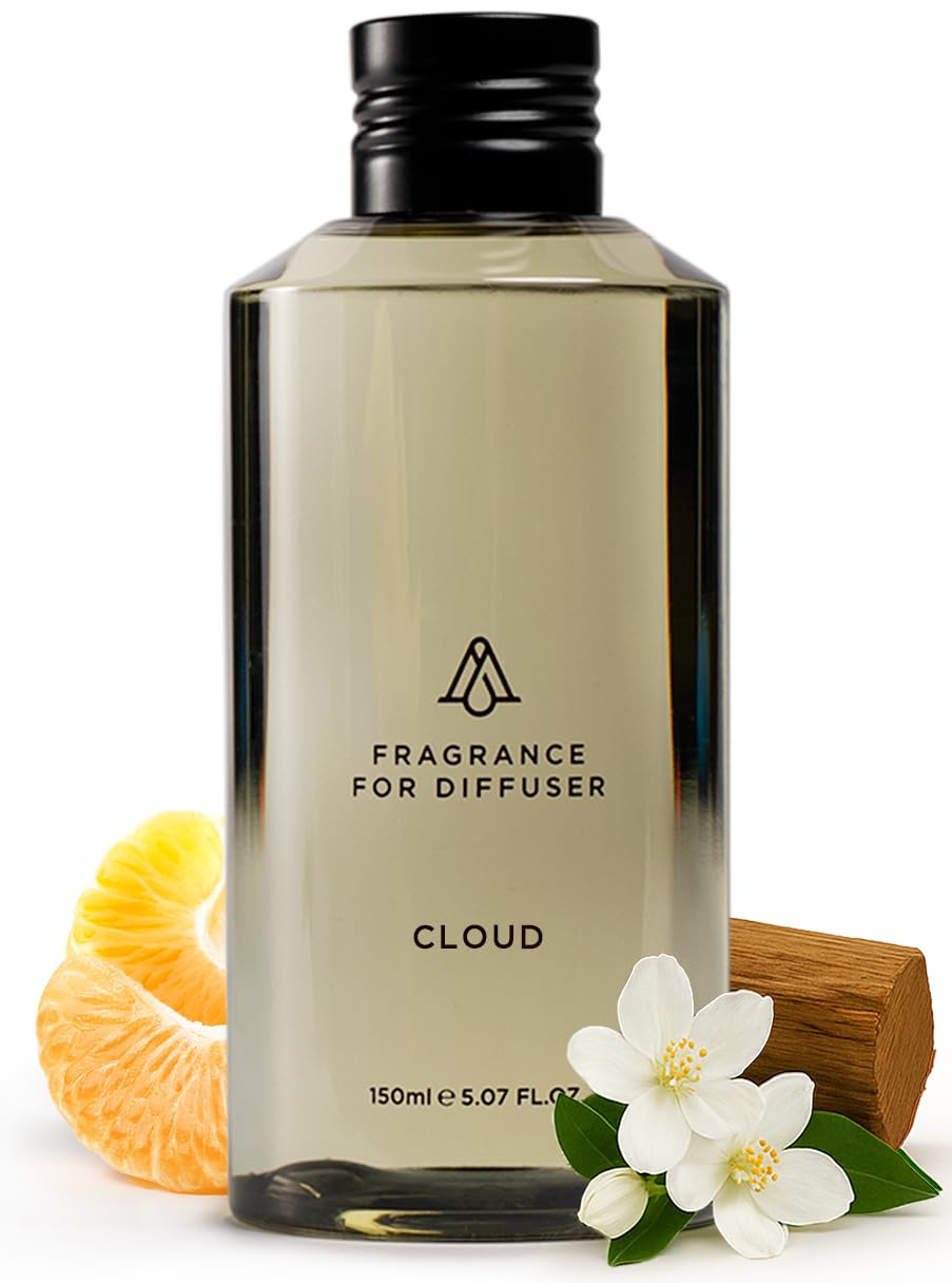AROMAPLAN frasco frontal mostrando diseño y capacidad, transmite lujo