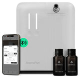 AROMAPLAN difusor frontal elegante mostrando diseño moderno y beneficios estéticos