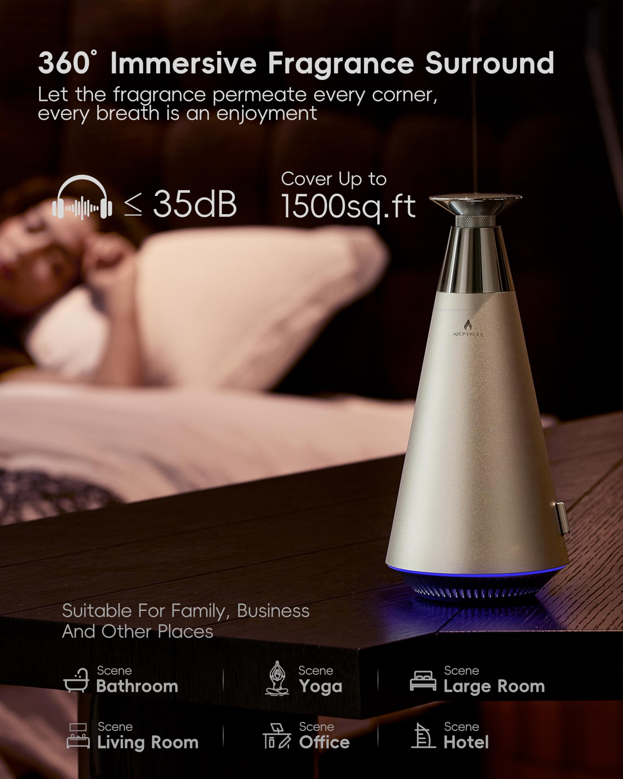 AROMASOUL cable USB-C y adaptador carga rápida y fácil recarga