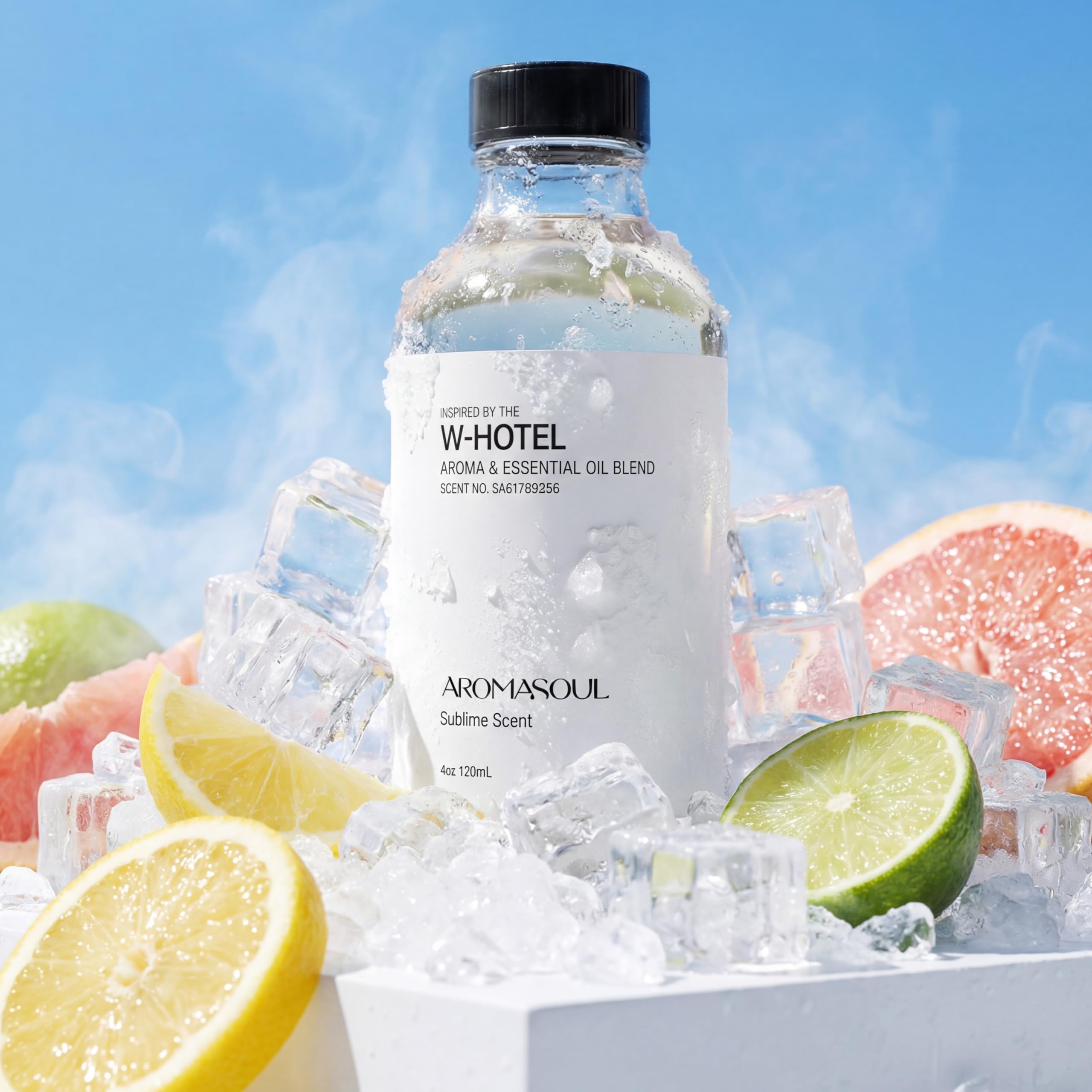 AROMASOUL detalle de etiqueta con notas y certificaciones, confianza en la calidad