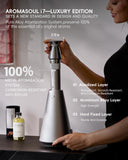 AROMASOUL difusor en uso en salón aroma continuo y ambiente acogedor