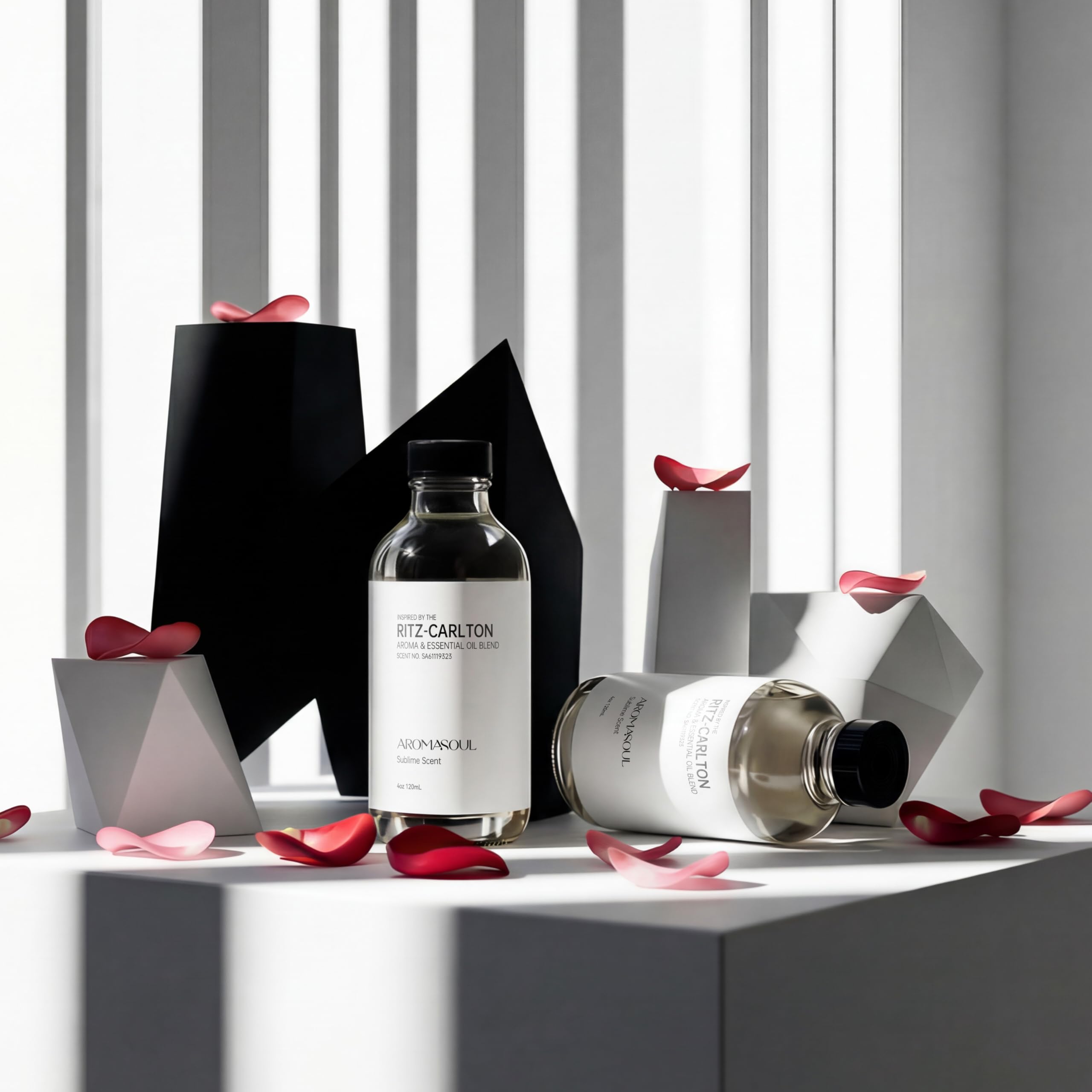 AROMASOUL empaque lateral con instrucciones y certificaciones visibles