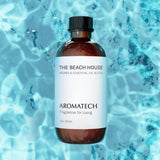 AromaTech gota del aceite The Beach House destacando textura rica y aroma concentrado