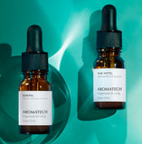 AromaTech Peach detalle de la esencia y fruta, sugiere aroma afrutado acogedor