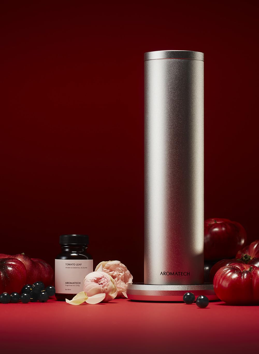 AromaTech etiqueta con ingredientes limpios indicando beneficio sin químicos dañinos