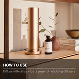 AromaTech escena lifestyle con ambiente sereno y aroma que invita a relajarse