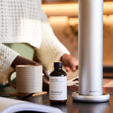 AromaTech ingredientes naturales: naranja, té blanco y palo santo, aroma equilibrado