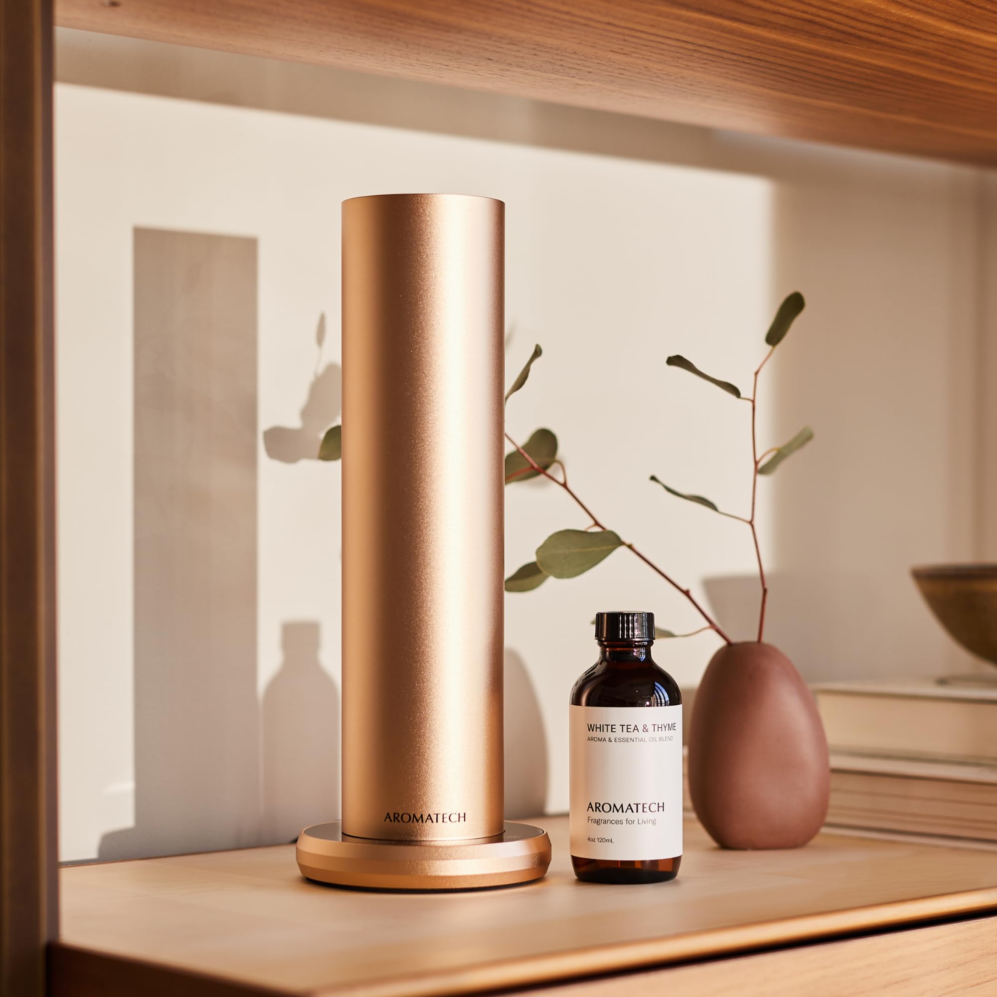AromaTech ambiente de sala perfumada transmitiendo sensación relajante