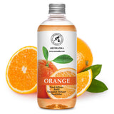 AROMATIKA botella frontal mostrando recarga naranja para aroma duradero