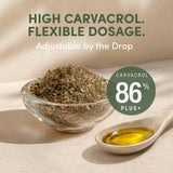 AROMAVITA botella 30 ml junto a objeto para ver escala real
