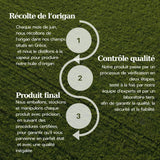 AROMAVITA comparación de tamaño frente a monedas para referencia de volumen