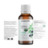 AROMAVITA empaque con sellos orgánicos y certificados para confianza del consumidor