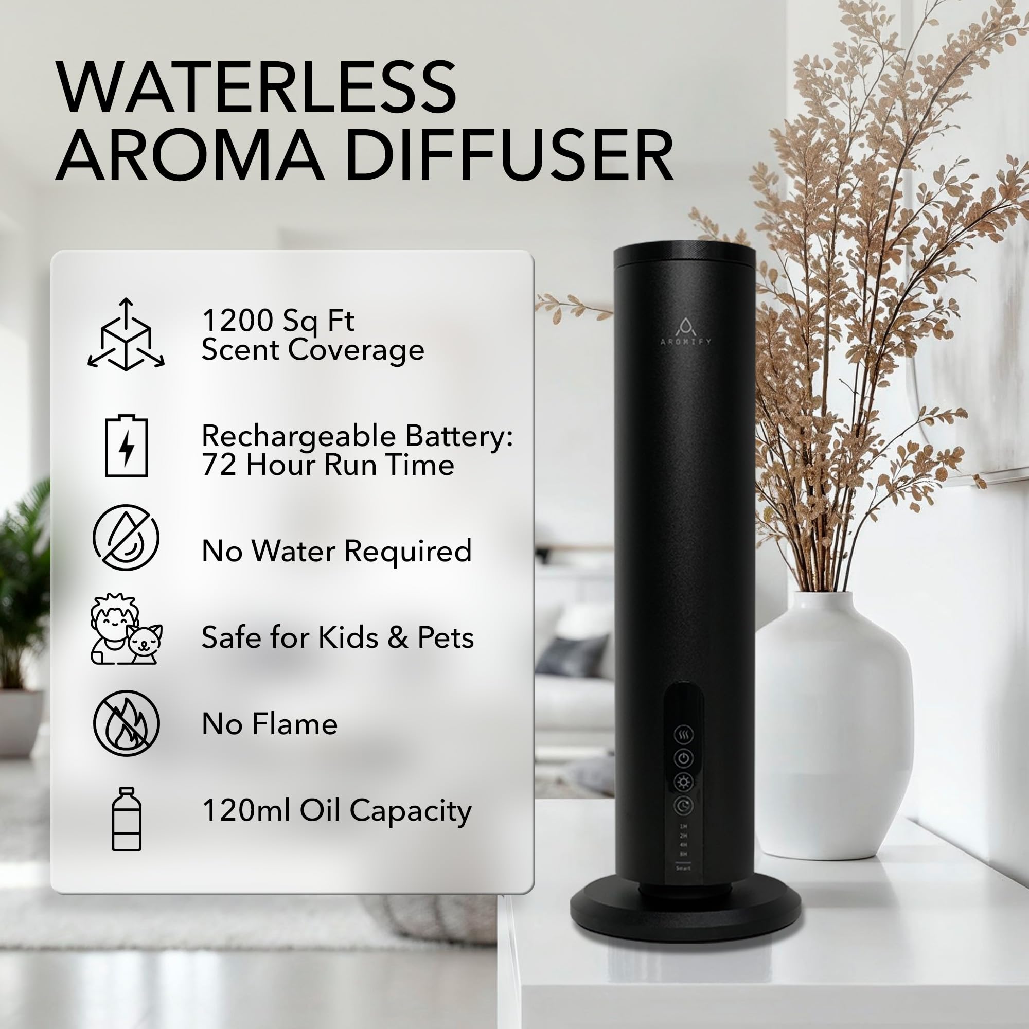 Aromify Breeze boquilla de difusión, salida de aroma uniforme