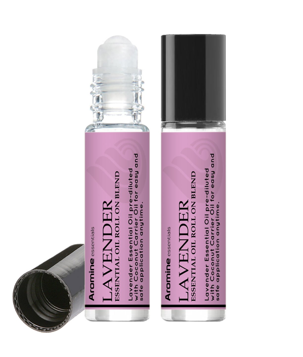 Aromine roll on frente del envase mostrando diseño y conveniencia