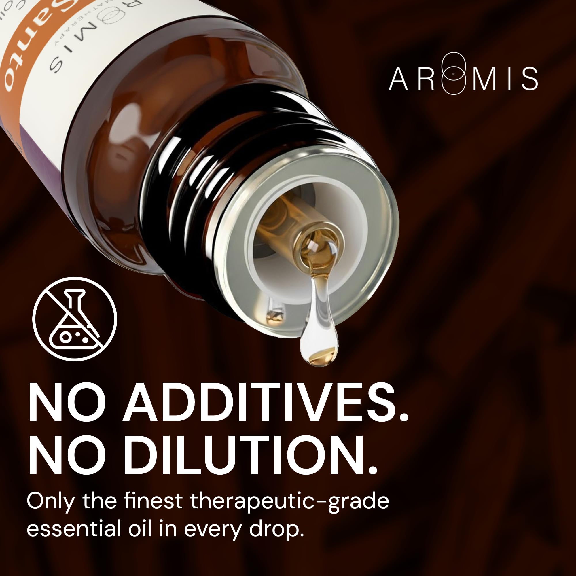 ArOmis etiqueta en primer plano con información clara y origen