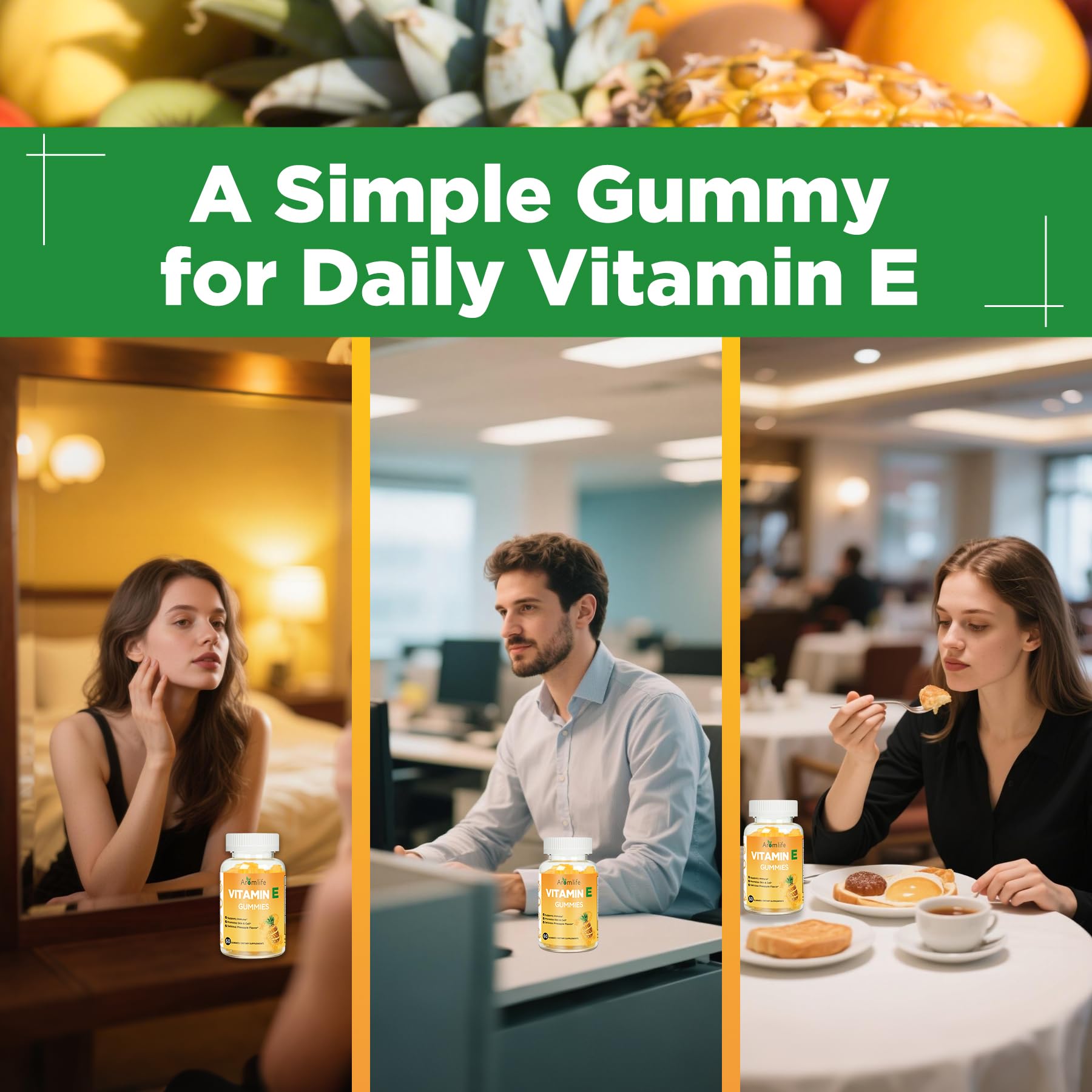 Aromlife etiqueta con información nutricional y ingredientes limpios