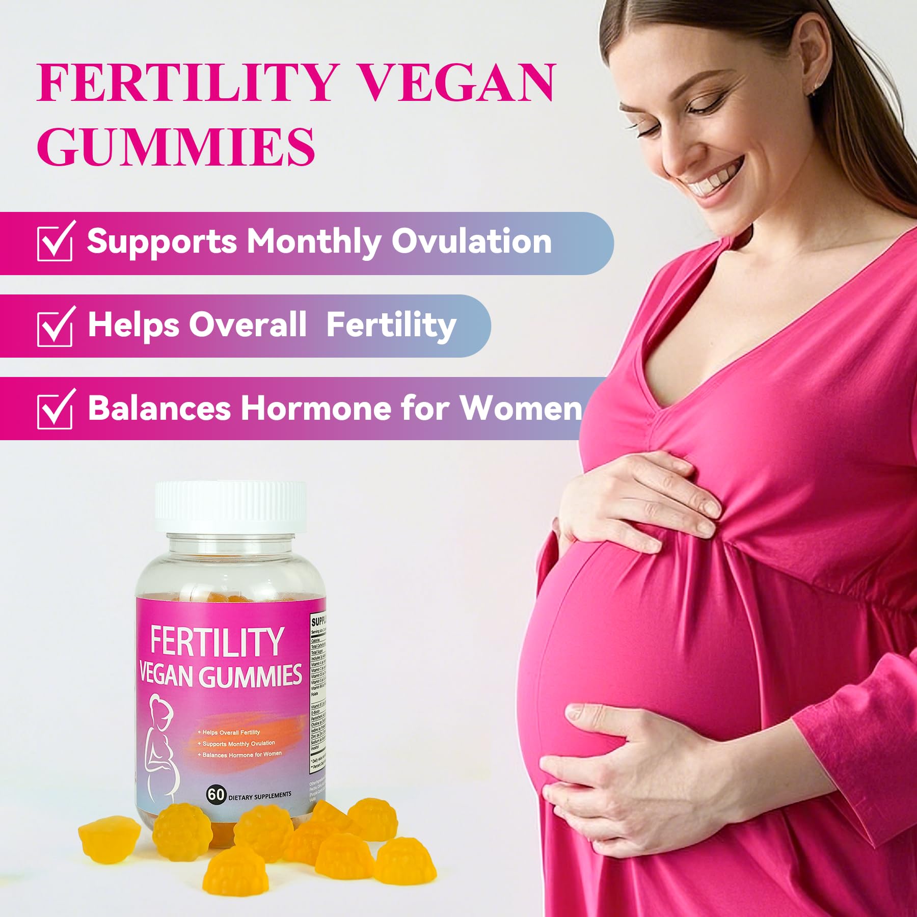 Aromlife gomitas en la mano para comparar tamaño y facilitar la dosis diaria