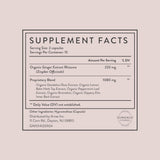 Arrae etiqueta de ingredientes resaltando fórmula natural efectiva