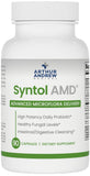 Arthur Andrew Medical envase frontal de Syntol AMD mostrando presentación y sello vegano