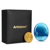 Artistone varias piedras sobre mesa para coleccionistas, variedad única