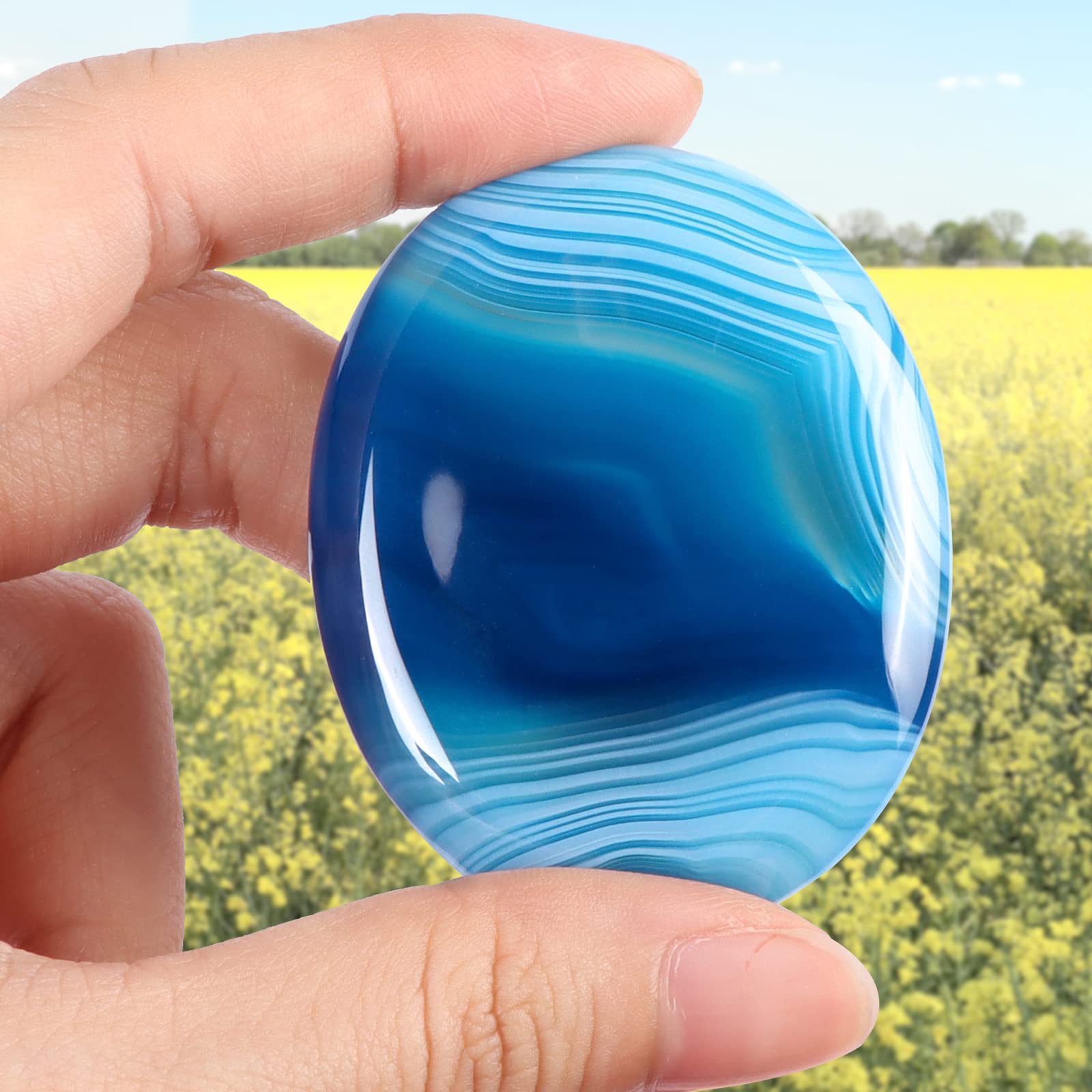 Artistone hendidura para el pulgar visible, facilita agarre y uso táctil